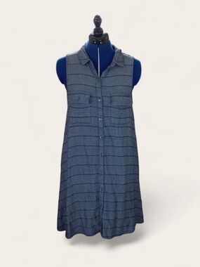 Mudd Sleeveless Striped Shirt Dress